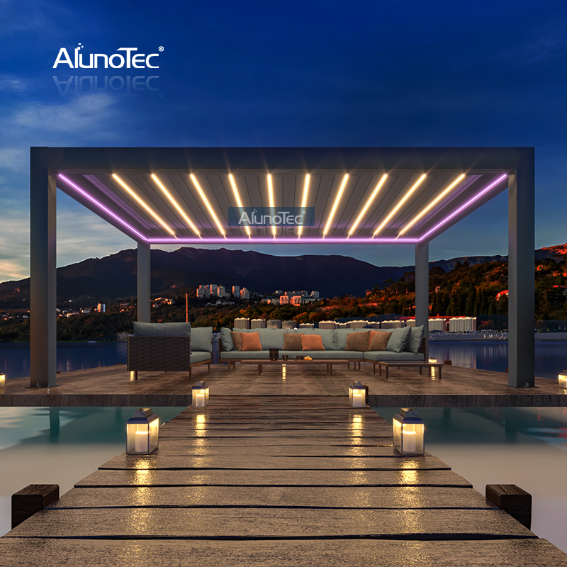 Alunotec Pergo Lux Robuste Motorisierte Pergola Mit Motorisiertem