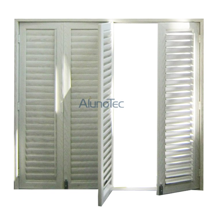 Außenwand-Aluminium-Lamellenverschluss für Fenster und Türen