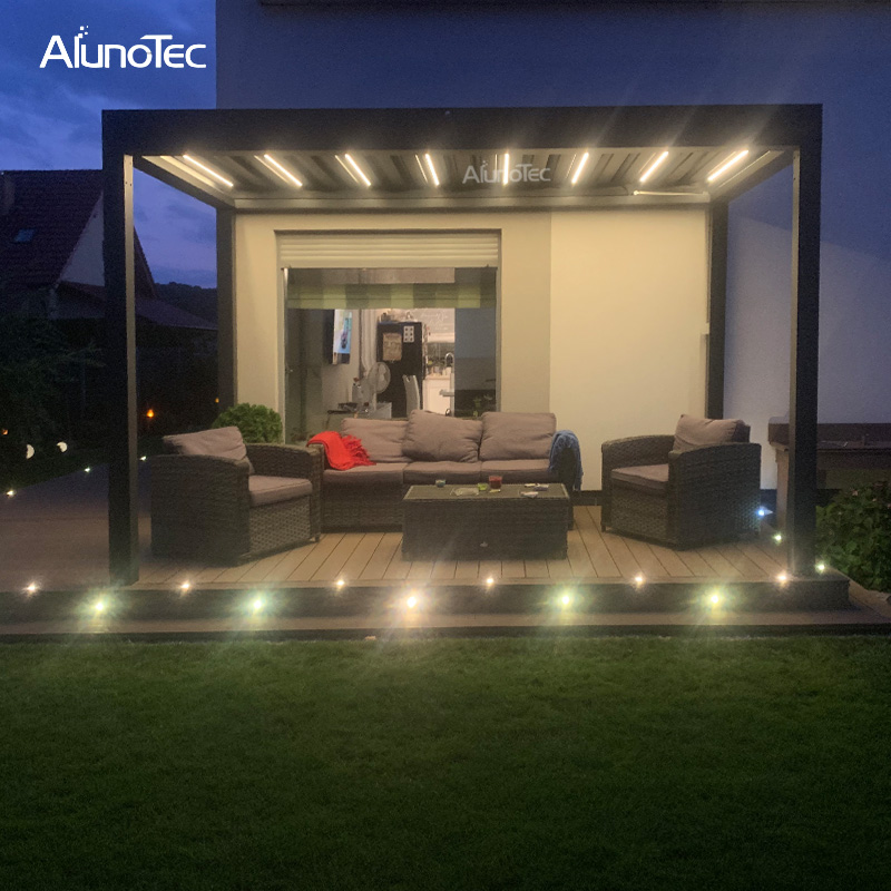 China Lieferant Diy Pergola Bioklimatische Aluminiumpergola