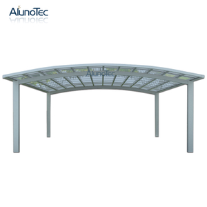Aluminium-Sonnenschutz-Carport für Park, hochwertiger, einfacher, eleganter Carport zum Selbermachen
