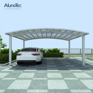 Leicht zu montierende Metall-Carport-Bausätze für 2 Autos und Wohnmobile mit hoher Schneelast 