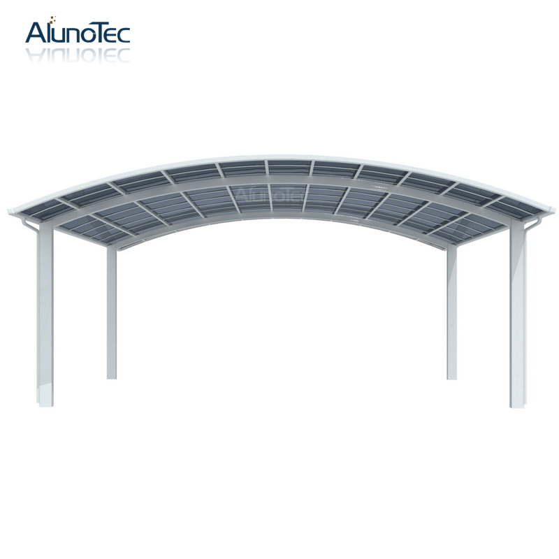 Aluminium-Sonnenschutz-Carport für Park, hochwertiger, einfacher, eleganter Carport zum Selbermachen