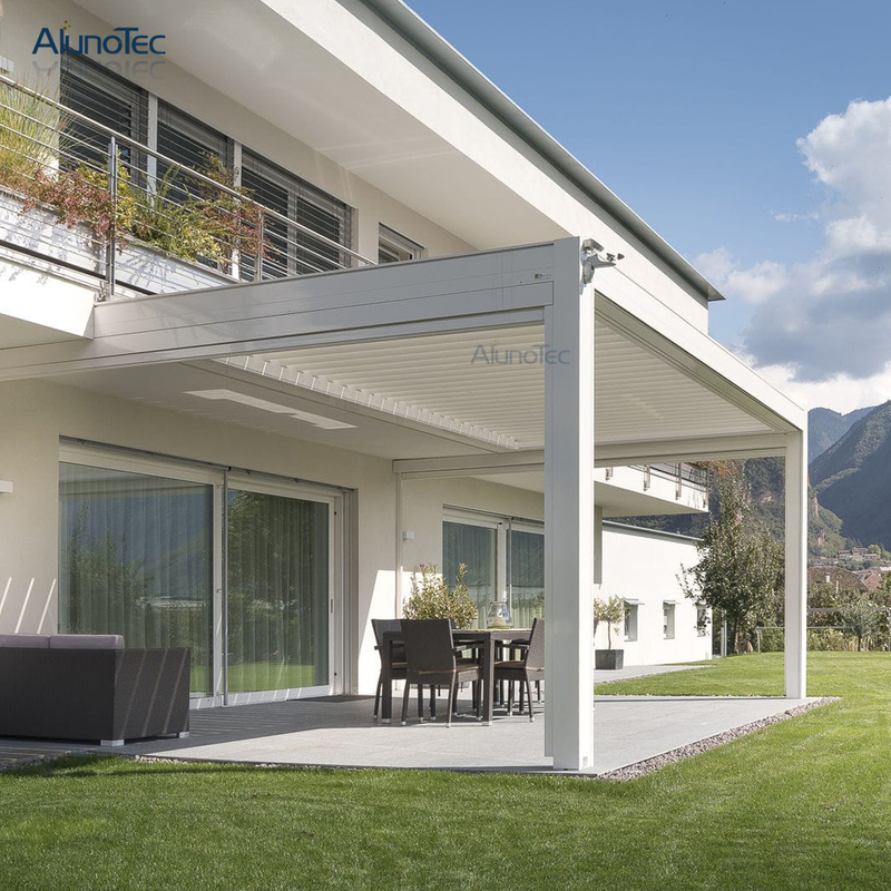 Große elektrische Dachpergola 3x3 wasserdichter GartenAluminium