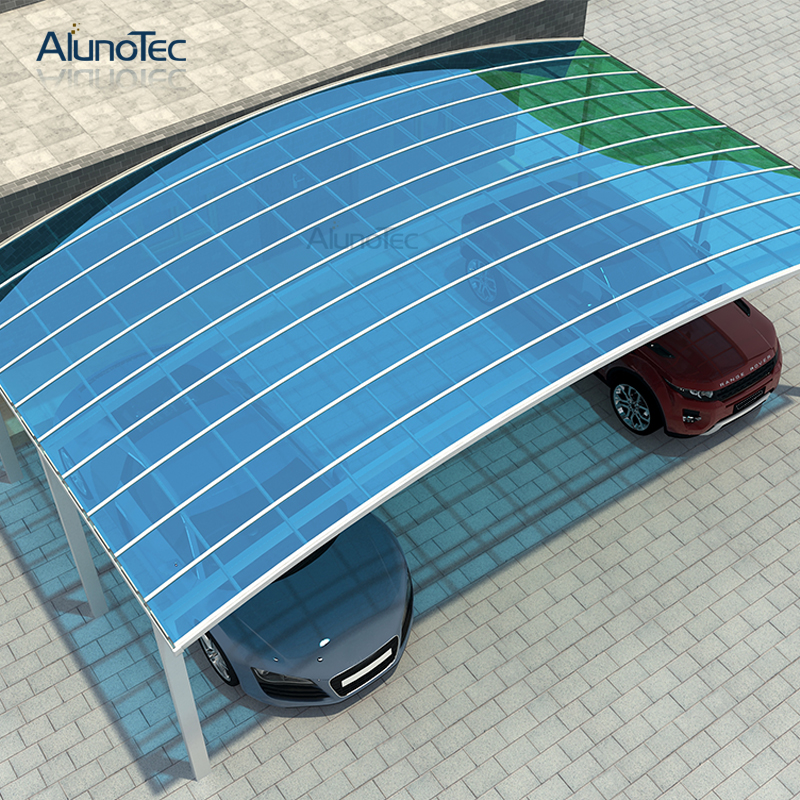 Langlebiges, wasserdichtes Doppel-M-Carport-Dach für die Garage mit Polycarbonat-Aluminiumblech