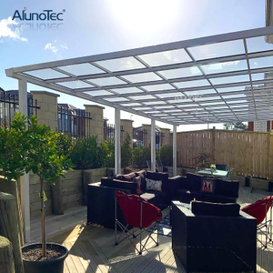 Sonnenschutz-Polycarbonat-Abdeckung, Außenmarkise, Balkon, Terrasse, Dach, freitragendes Fensterdach