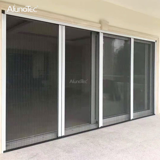 Fabrikpreis Kundenspezifische faltbare, spurlose, verschiebbare Aluminium-Fensterläden für den Pavillon