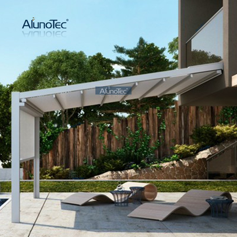 Verstellbare Pergola-Markise im modernen Pavillon-Design für den Garten