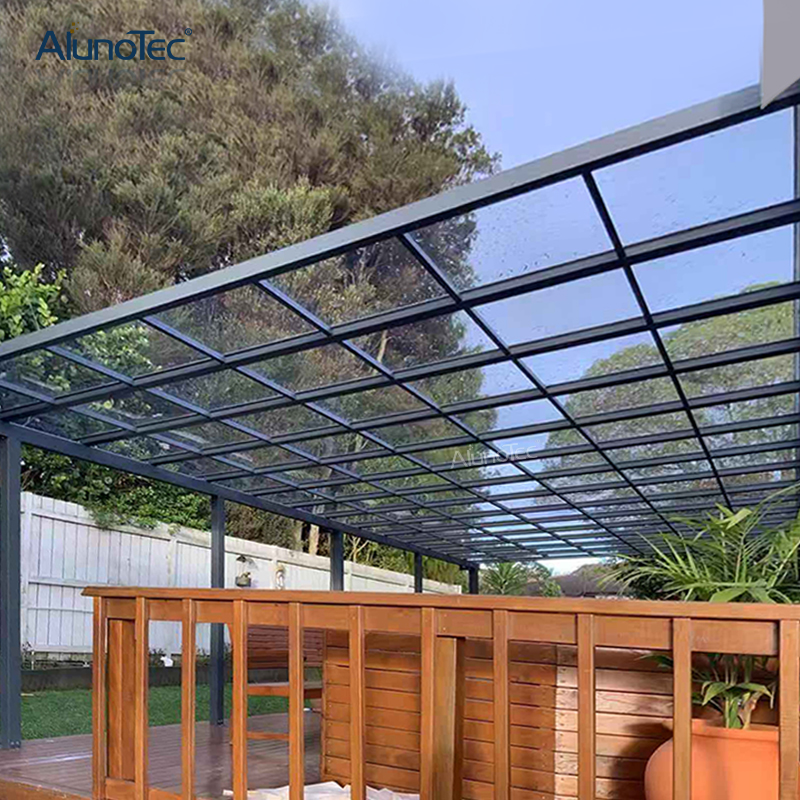 Sonnenschutz-Polycarbonat-Abdeckung, Außenmarkise, Balkon, Terrasse, Dach, freitragendes Fensterdach