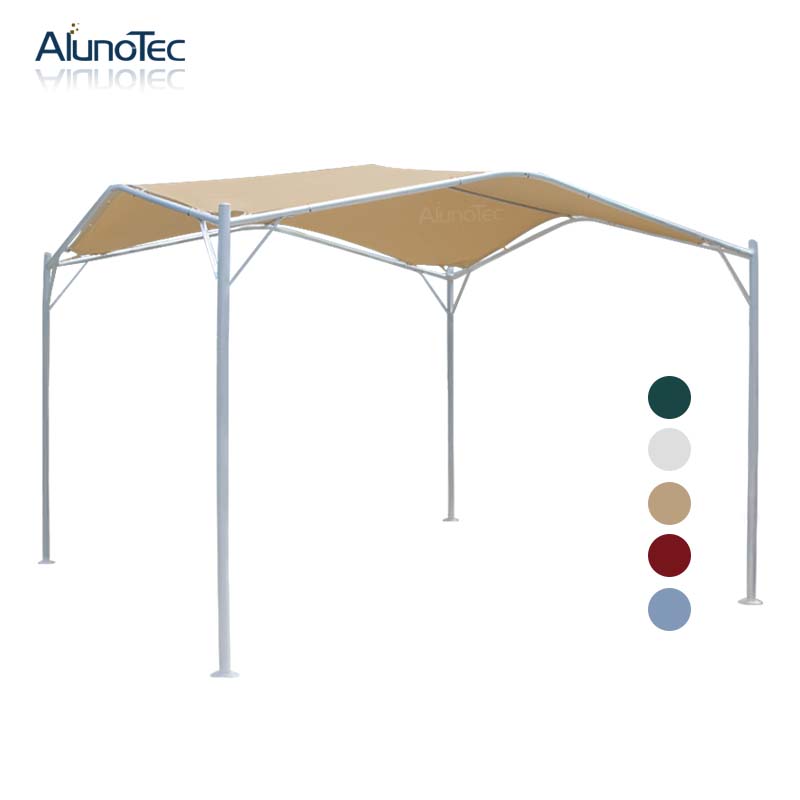 Pavillon mit Aluminiumrahmen, Außendach, Sonnenschutz, Markise mit Stoff