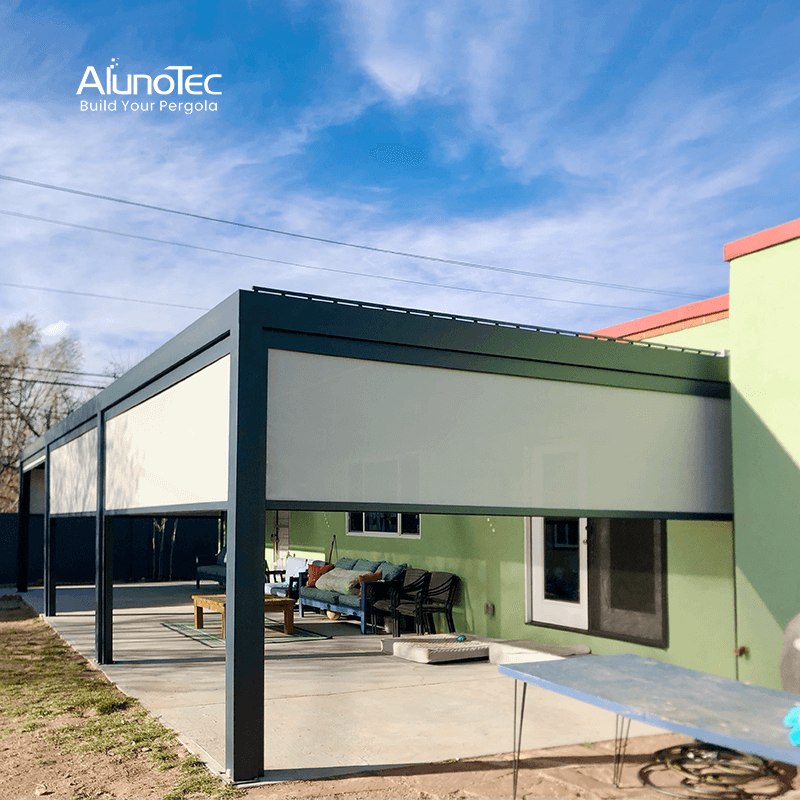 AlunoTec Outdoor-Terrassenkonstruktion, Erholungsbereich, Hinterhof, Veranda