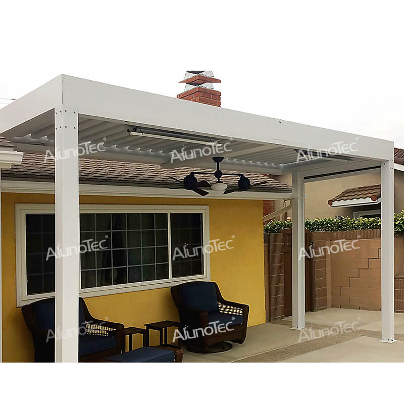 Modernes Design-Sonnenschutz-Aluminium-Pergola-Set für die Balkonabdeckung